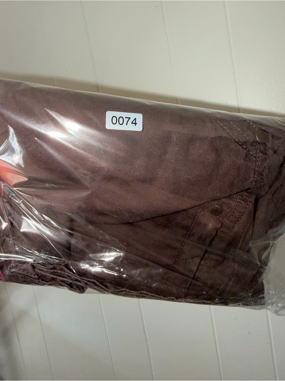 Vintage Guess Brown Cargo Cropped Capri’s Brown Jeans Women’s Size 31 Y2K Grunge - Picture 7 of 7